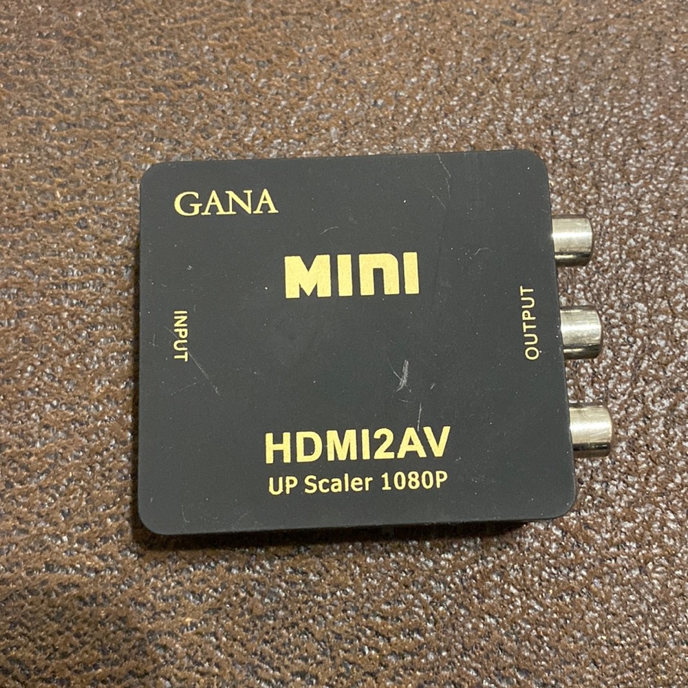 GANA HDMI to RCA HDMI to AV 1080P HDMI to 3RCA CVBS AV Composite Video Audio